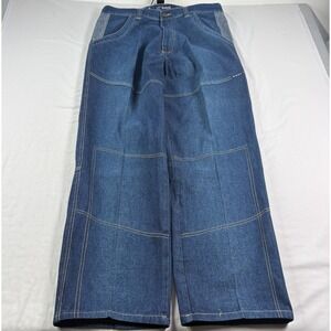 Vintage Karl Kani Jeans Mens 38x34 Blue Baggy Skater Hip Hop Y2K Denim